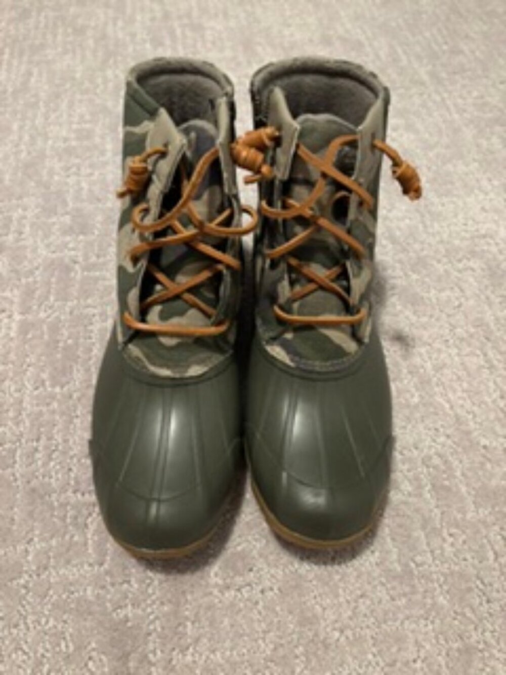 Sperry Camo Duck Boots
